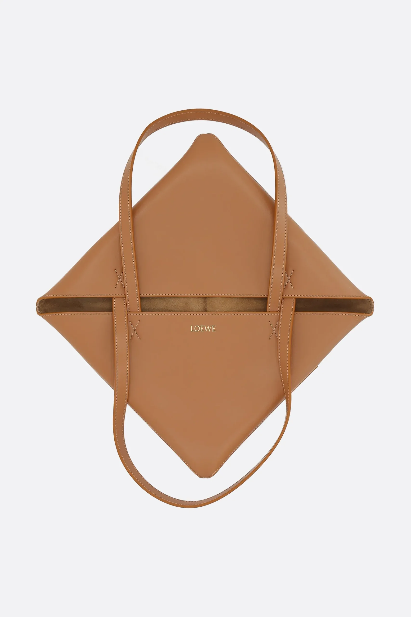 Women LOEWE Puzzle Fold medium tote bag in shiny leather