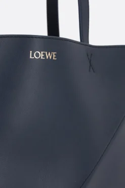 Women LOEWE Puzzle Fold medium tote bag in smooth leather