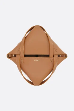 Women LOEWE Puzzle Fold mini smooth leather tote bag