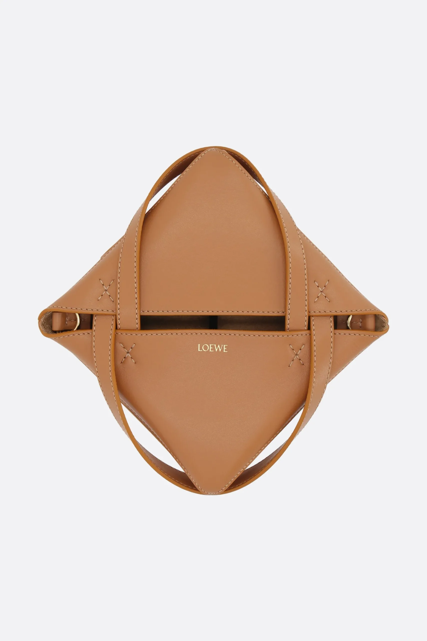 Women LOEWE Puzzle Fold mini smooth leather tote bag