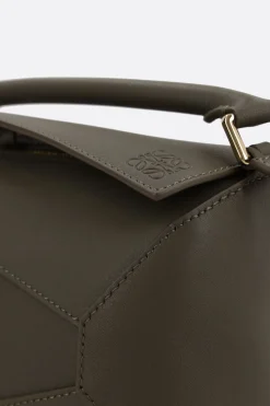 Women LOEWE Puzzle mini handbag in Classic leather
