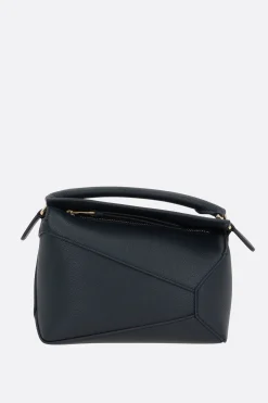 Women LOEWE Puzzle mini handbag in grainy leather