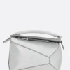 Women LOEWE Puzzle mini handbag in laminated nappa