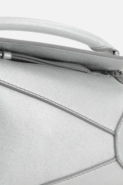 Women LOEWE Puzzle mini handbag in laminated nappa