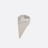 Women RICK OWENS Pyramid brass ring