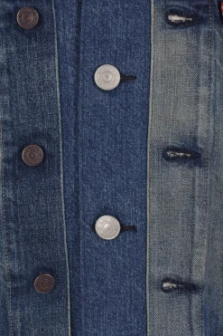 Women JUNYA WATANABE raw-cut denim oversize jacket