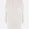 YOHJI YAMAMOTO rayon shirt with slits