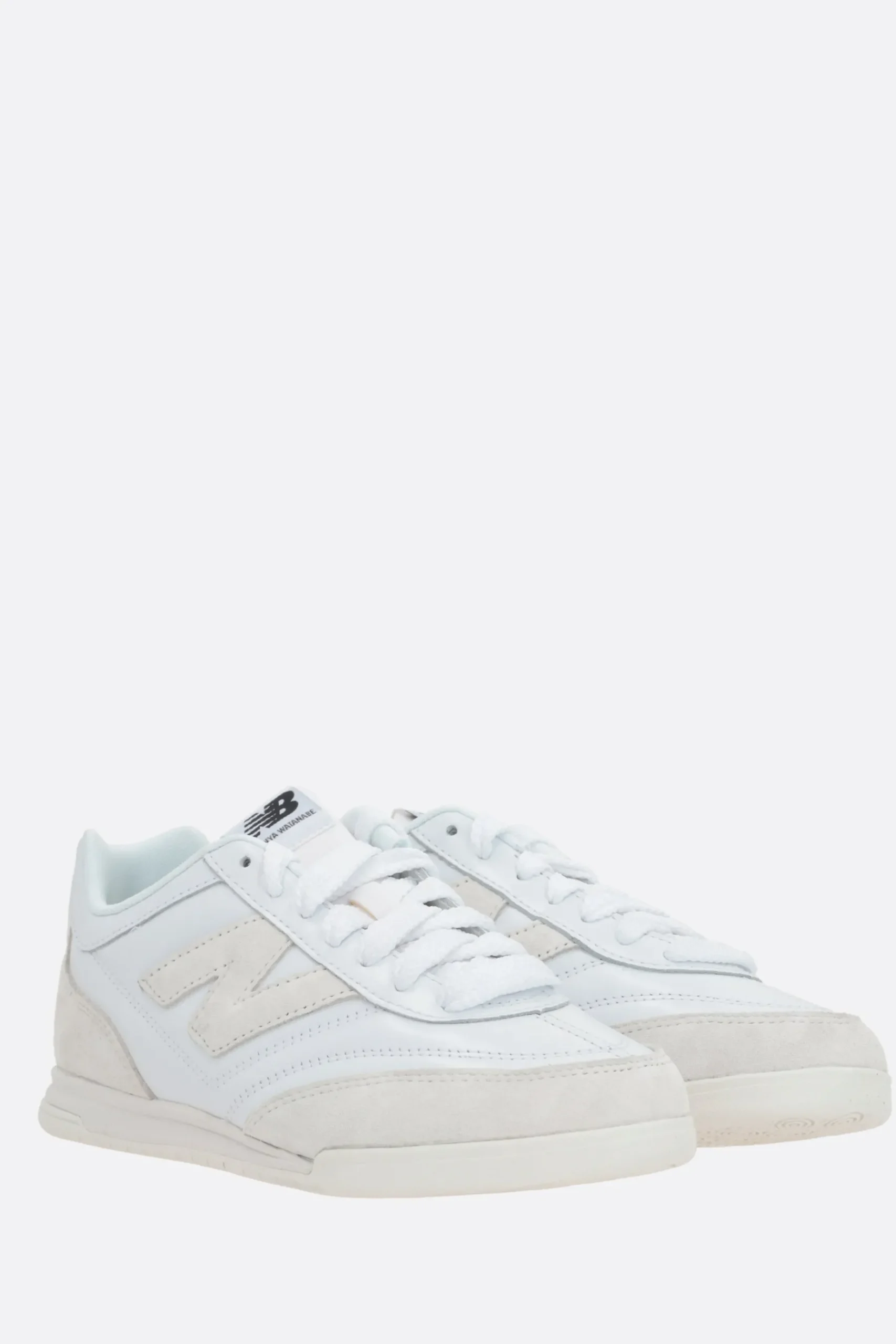 Women JUNYA WATANABE RC42 smooth leather and suede sneakers