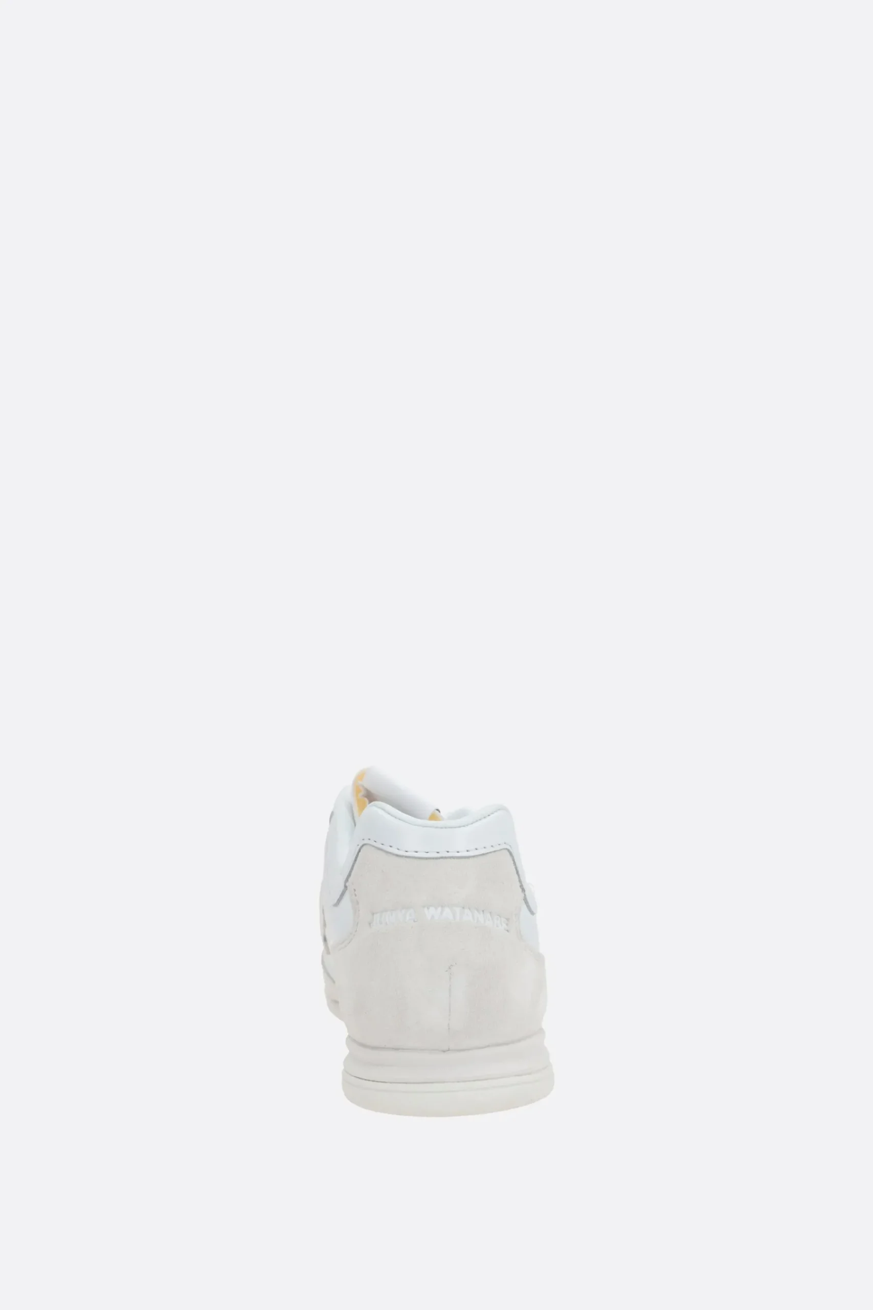 Women JUNYA WATANABE RC42 smooth leather and suede sneakers