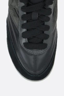 Women JUNYA WATANABE RC42 smooth leather and suede sneakers