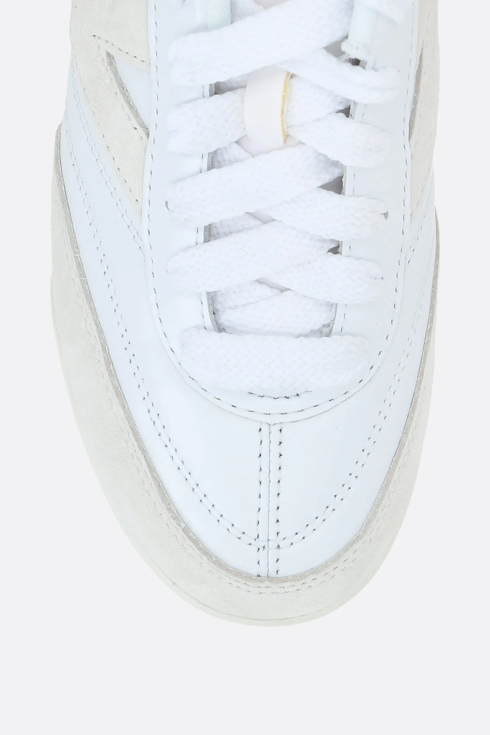 Women JUNYA WATANABE RC42 smooth leather and suede sneakers