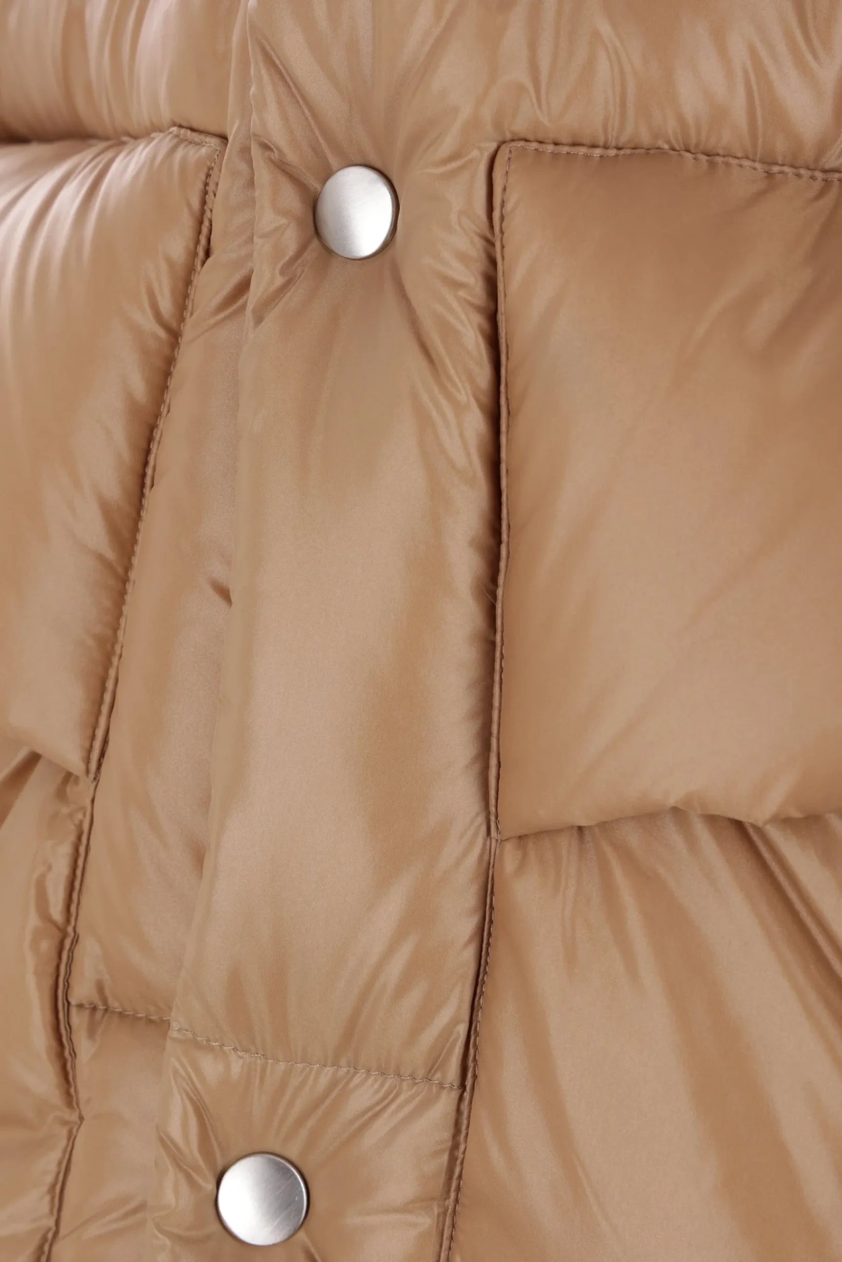 JIL SANDER recycled nylon oversize sleeveless down jacket