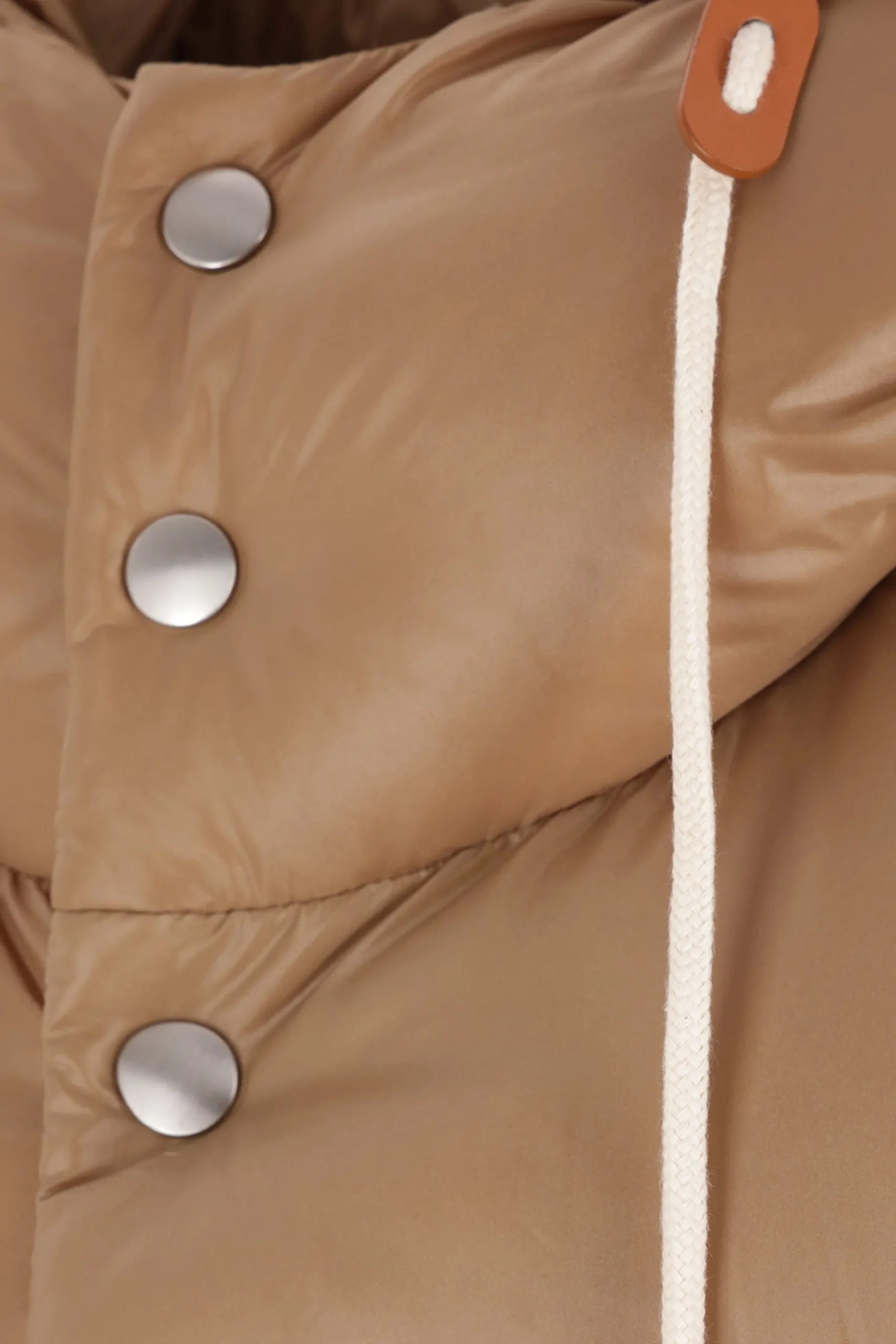 JIL SANDER recycled nylon oversize sleeveless down jacket