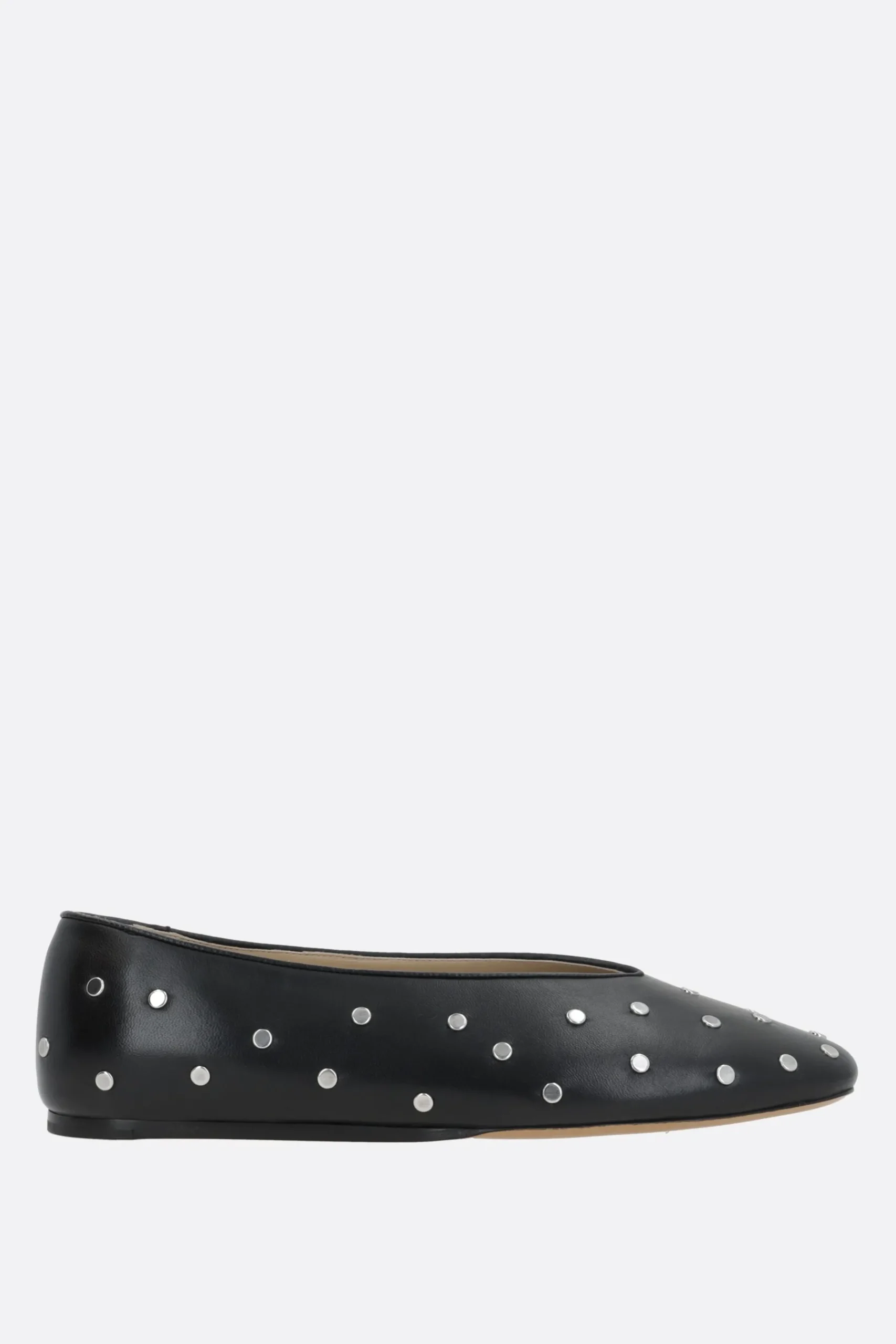 Women LE MONDE BERYL Regency slippers in studded leather