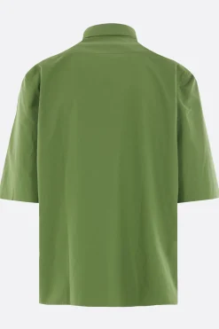NAMACHEKO Regiment short-sleeve shirt in poplin