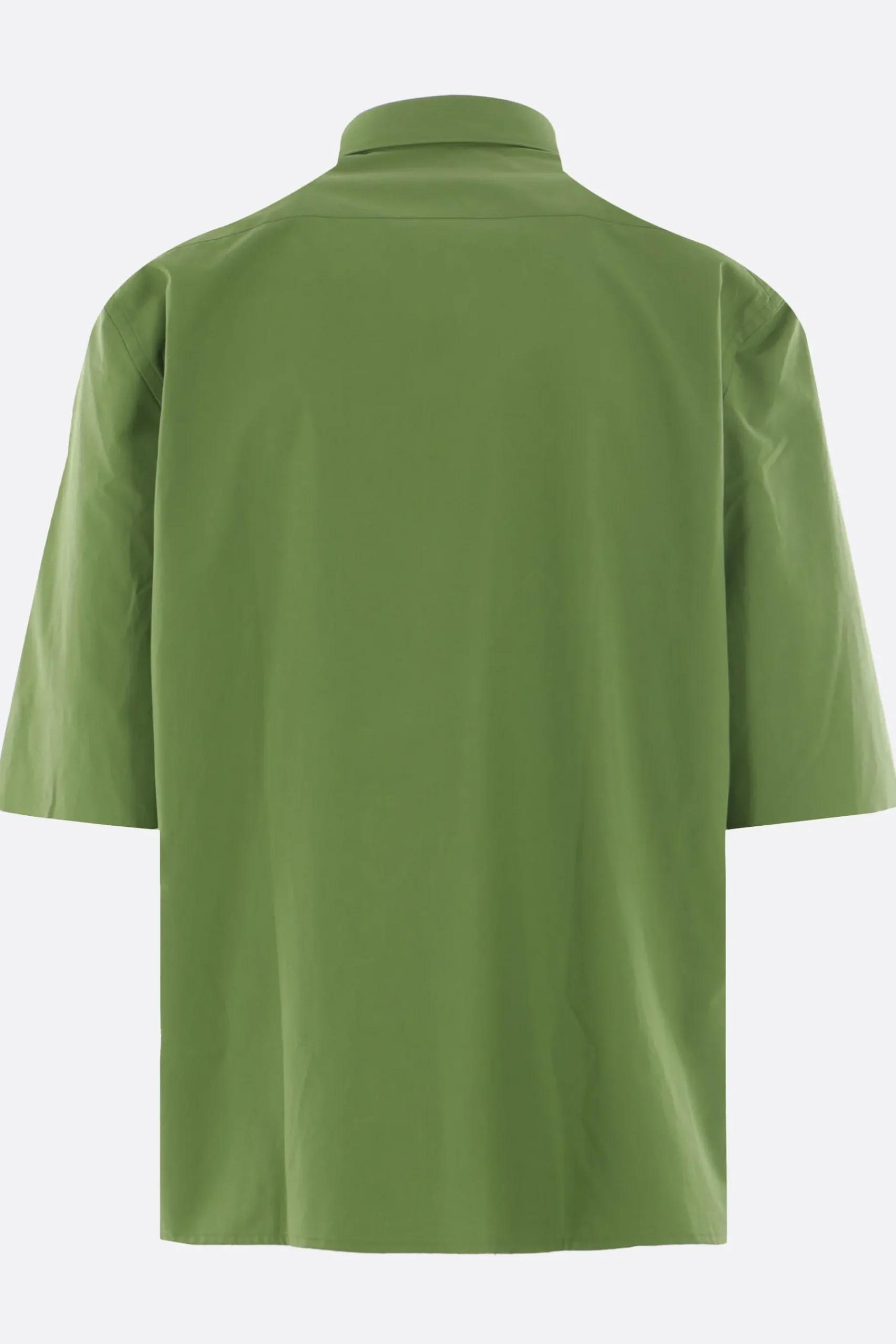 NAMACHEKO Regiment short-sleeve shirt in poplin