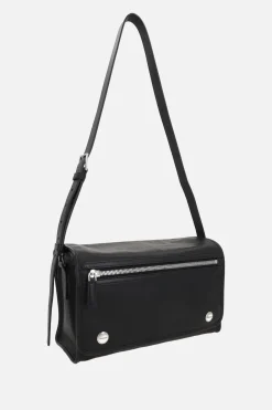 Women BORAGNO X 10 CORSO COMO Remo Flap shoulder bag in recycled nylon