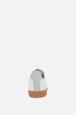 MAISON MARGIELA Replica smooth leather and suede sneakers