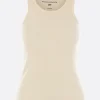 Women META CAMPANIA COLLECTIVE rib jersey tank top