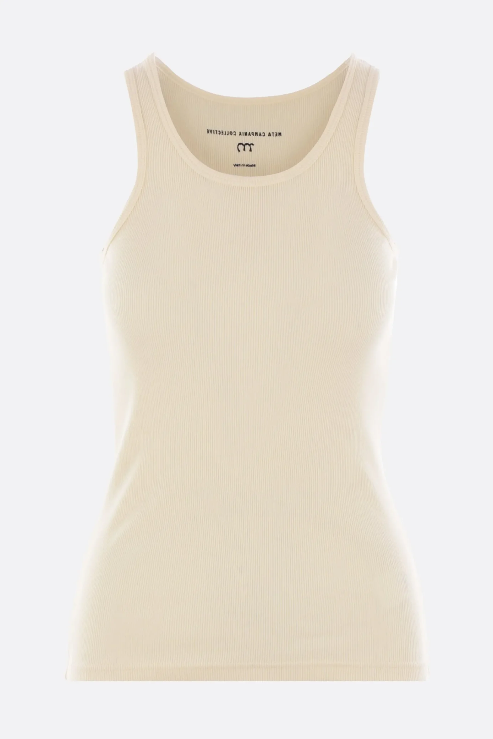 Women META CAMPANIA COLLECTIVE rib jersey tank top