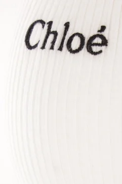 Women CHLOÉ rib jersey tank top