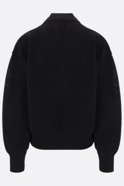 CFCL rib knit bomber jacket