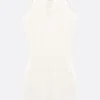 Women RICK OWENS ribbed cotton tank top