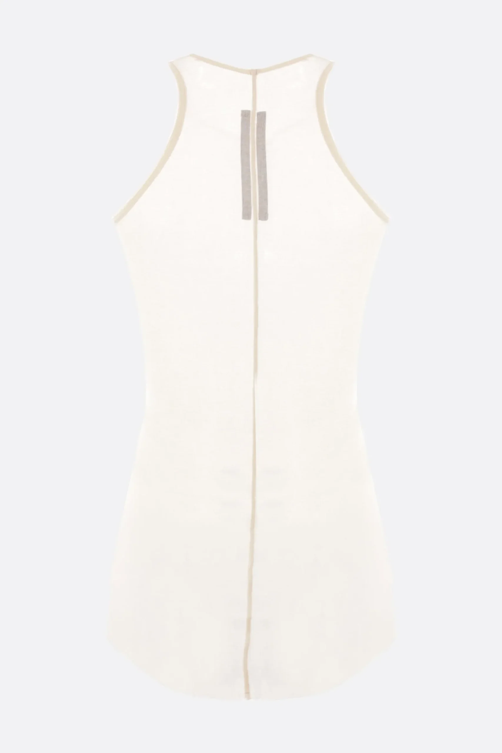 Women RICK OWENS ribbed cotton tank top