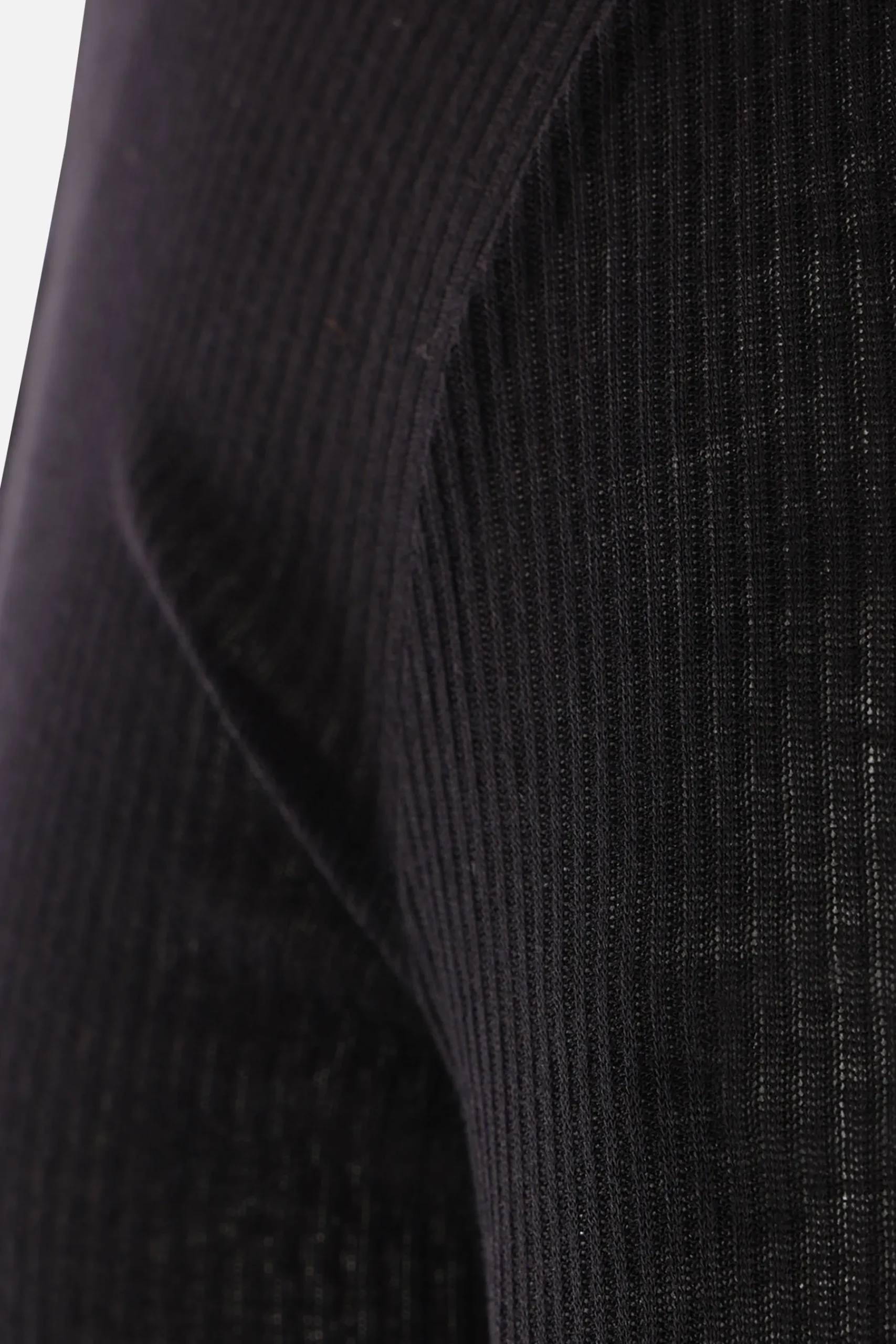 Women RICK OWENS ribbed jersey long-sleeved t-shirt