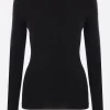 Women RICK OWENS ribbed knit top with cut-out