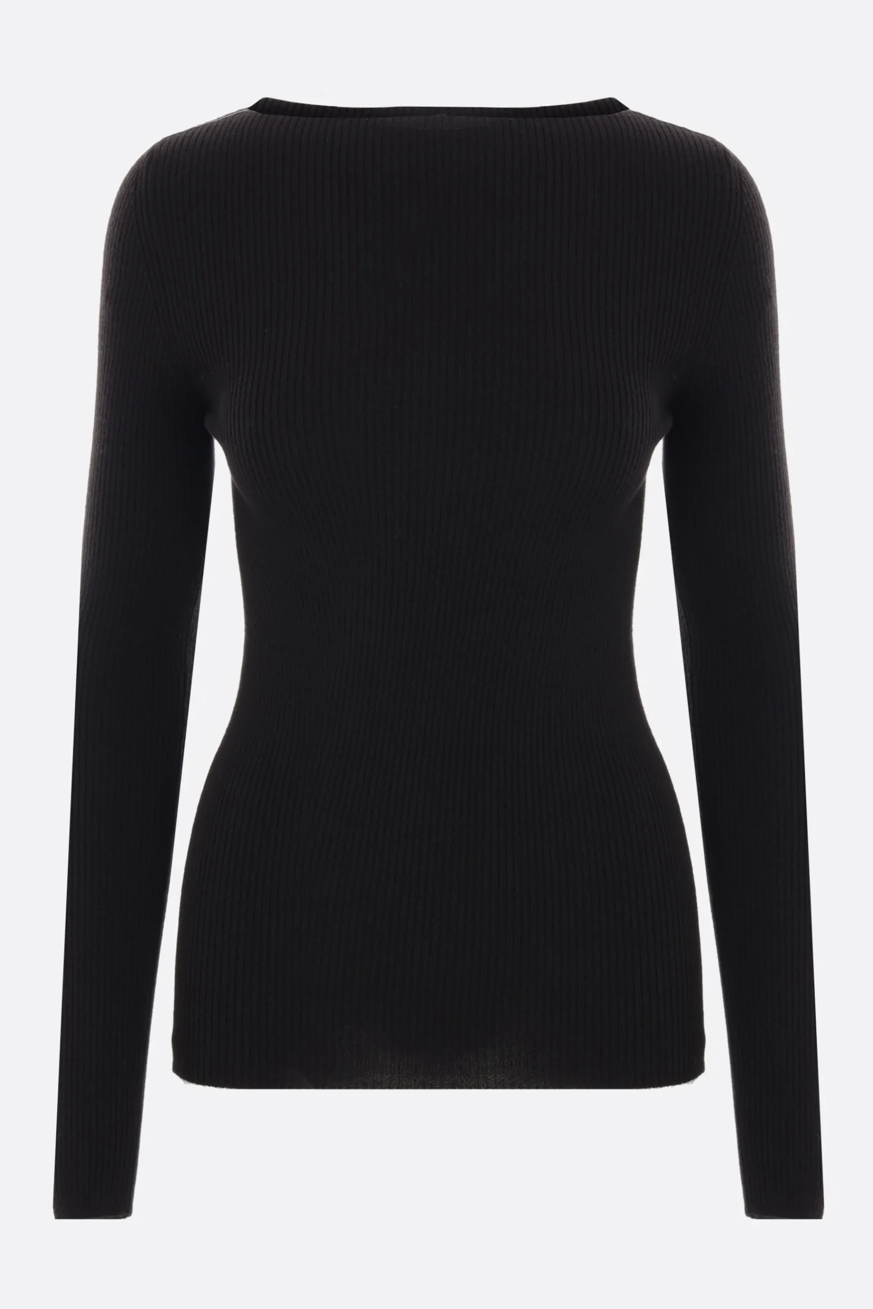 Women RICK OWENS ribbed knit top with cut-out