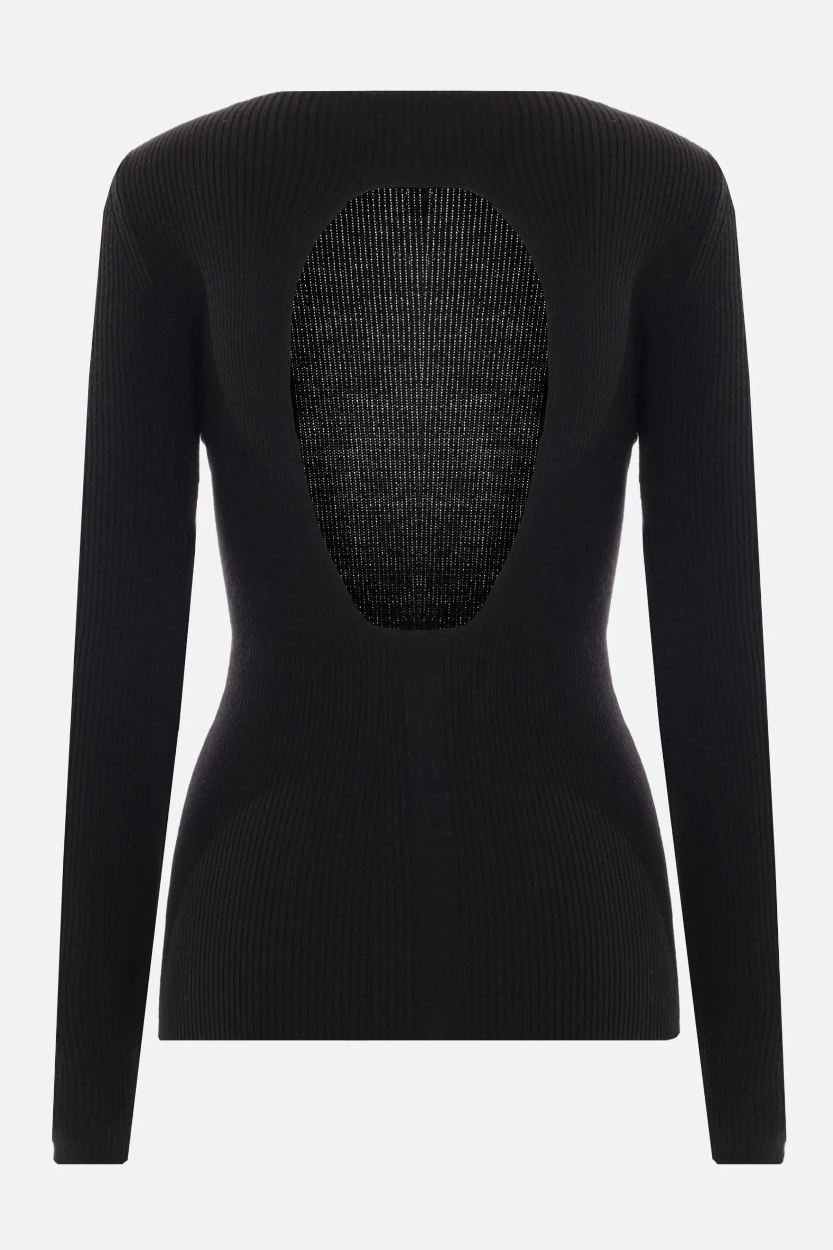 Women RICK OWENS ribbed knit top with cut-out