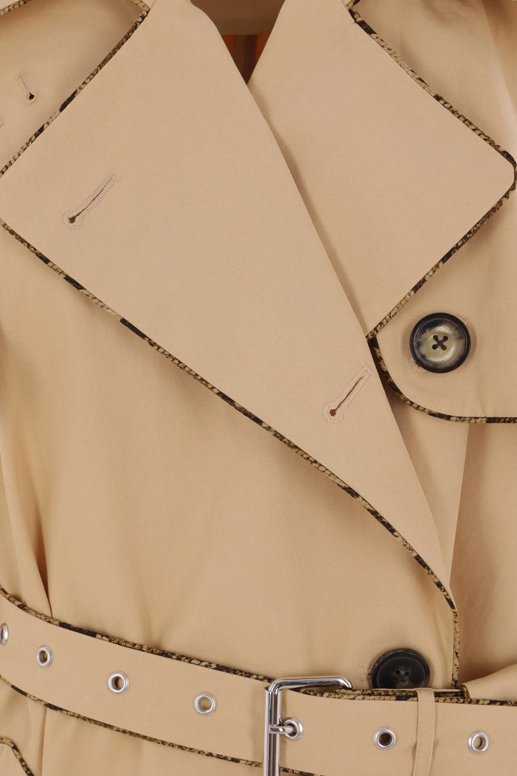 Women DRIES VAN NOTEN Risto double-breasted trench coat in cotton