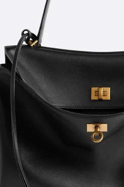 Women BALENCIAGA Rodeo large handbag in smooth leather