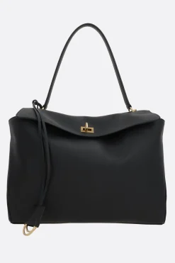 Women BALENCIAGA Rodeo medium handbag in grainy leather