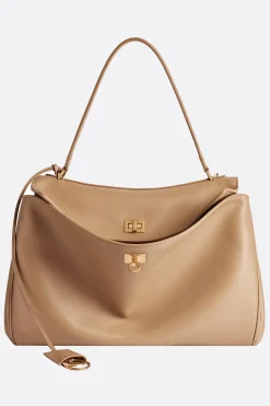 Women BALENCIAGA Rodeo medium handbag in smooth leather