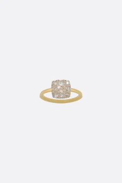 Women HUM Rosecut Diamond Pavé ring