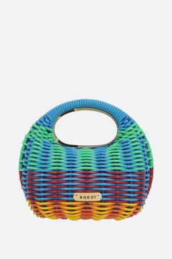 Women SACAI Round handbag in PVC
