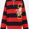 Women VAQUERA Rubgy oversized sweatshirt in striped jersey