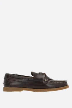 Women HEREU Saler Nautic boat shoes in smooth leather