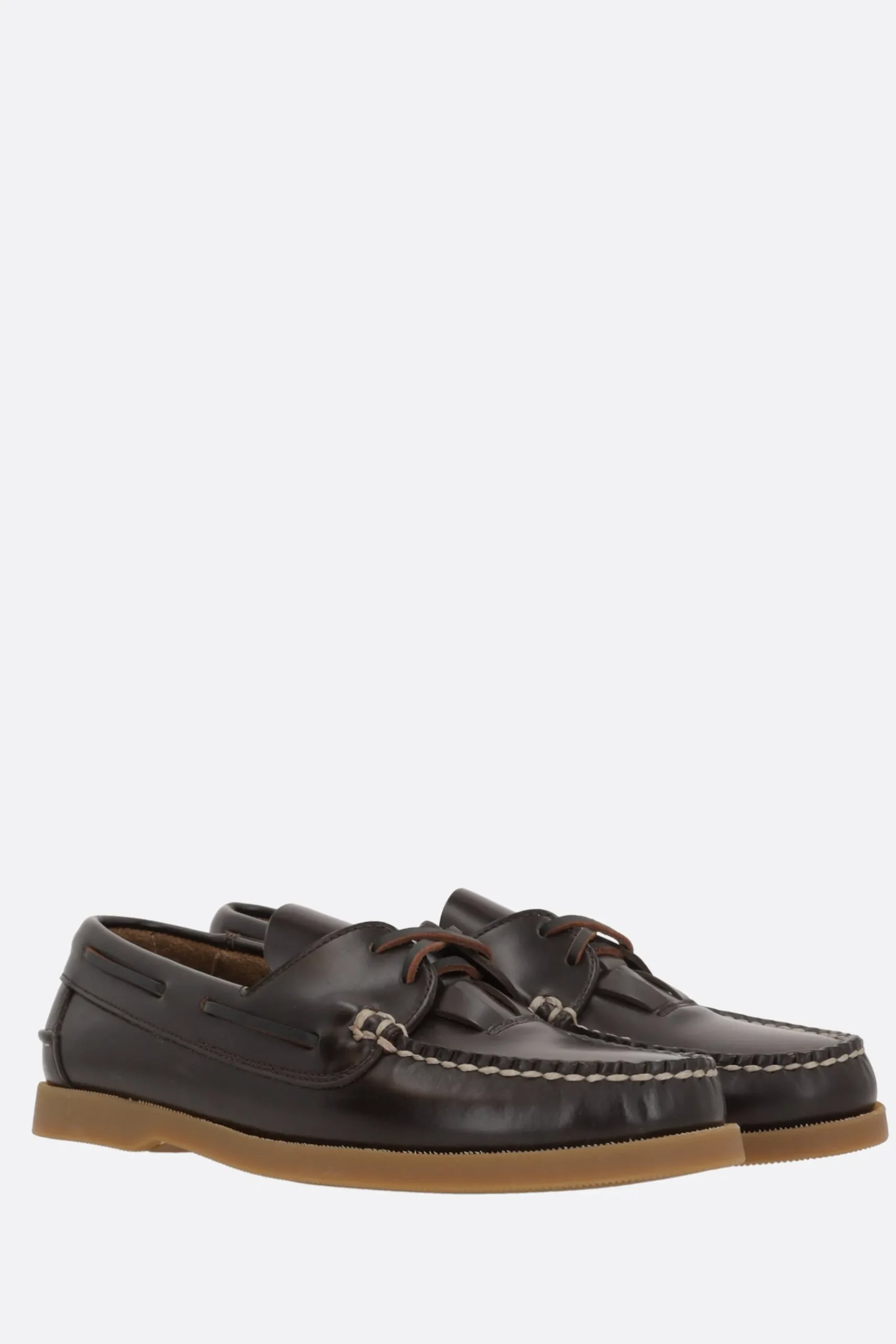 Women HEREU Saler Nautic boat shoes in smooth leather