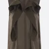 Women SACAI satin and chiffon sleeveless top