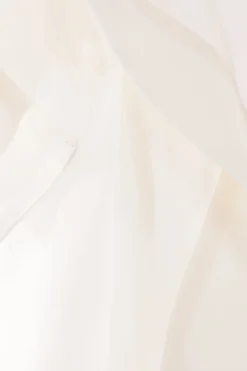 Women SACAI satin and chiffon sleeveless top
