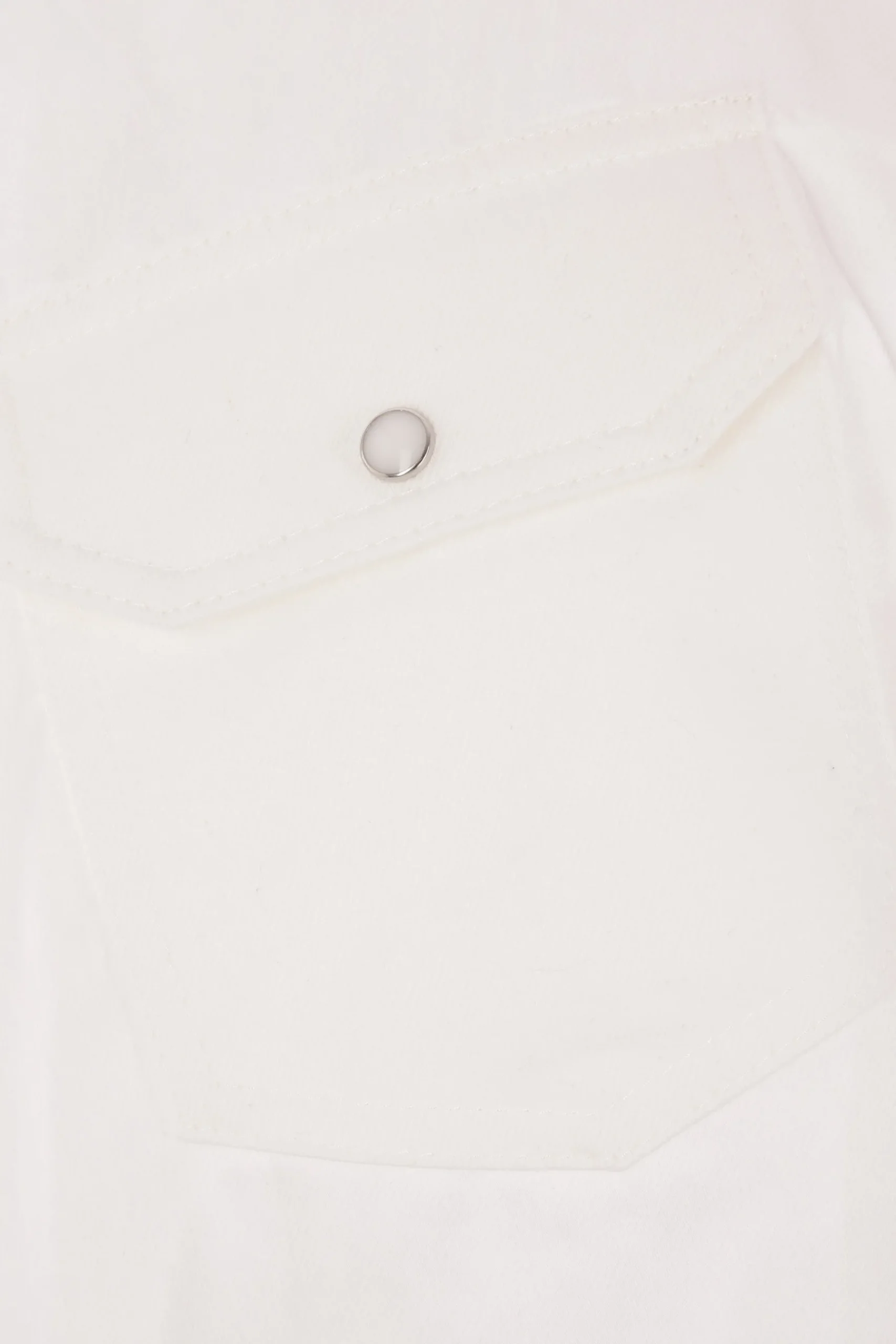 Women SACAI satin and denim oversized shirt
