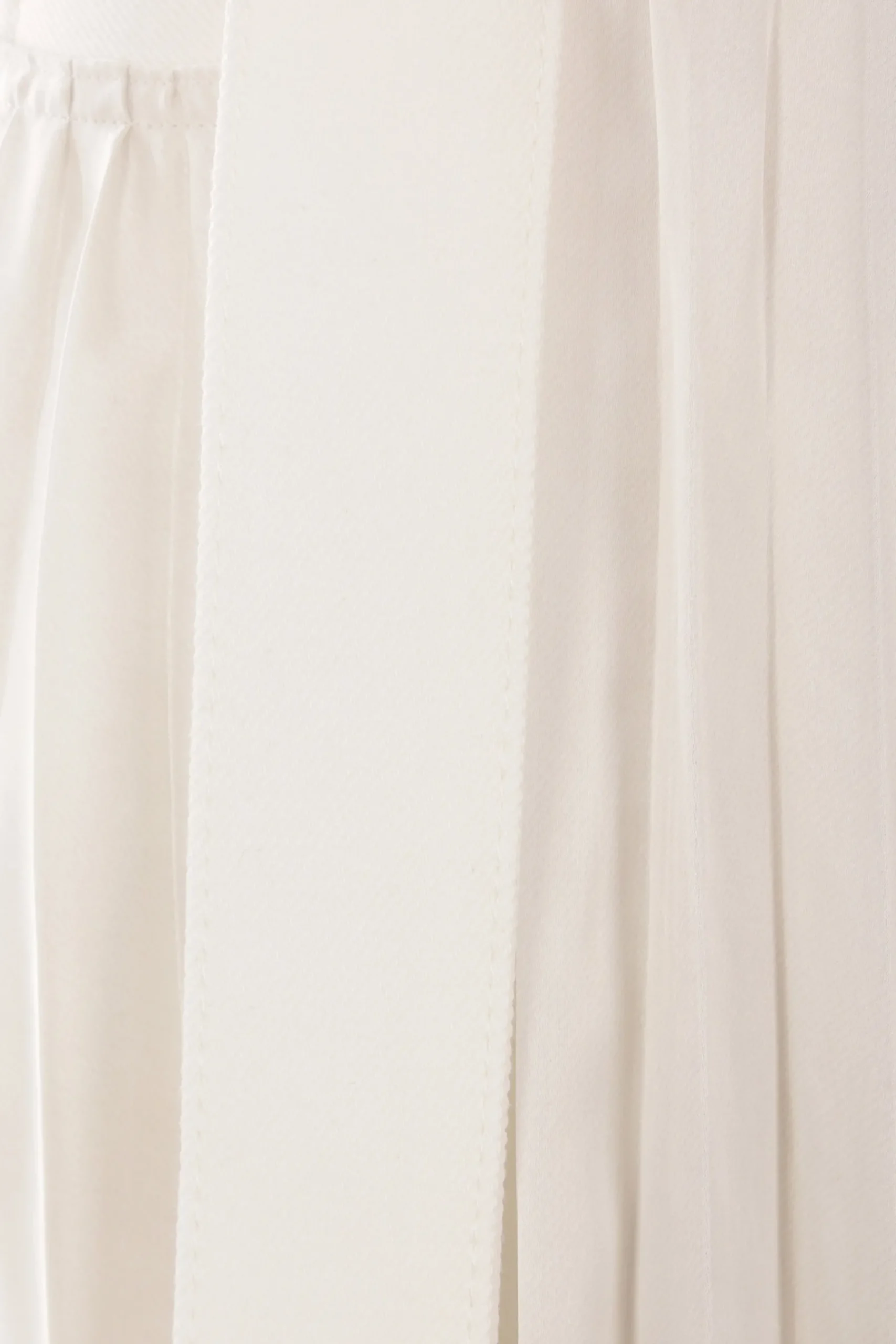 Women SACAI satin and denim pleated skirt