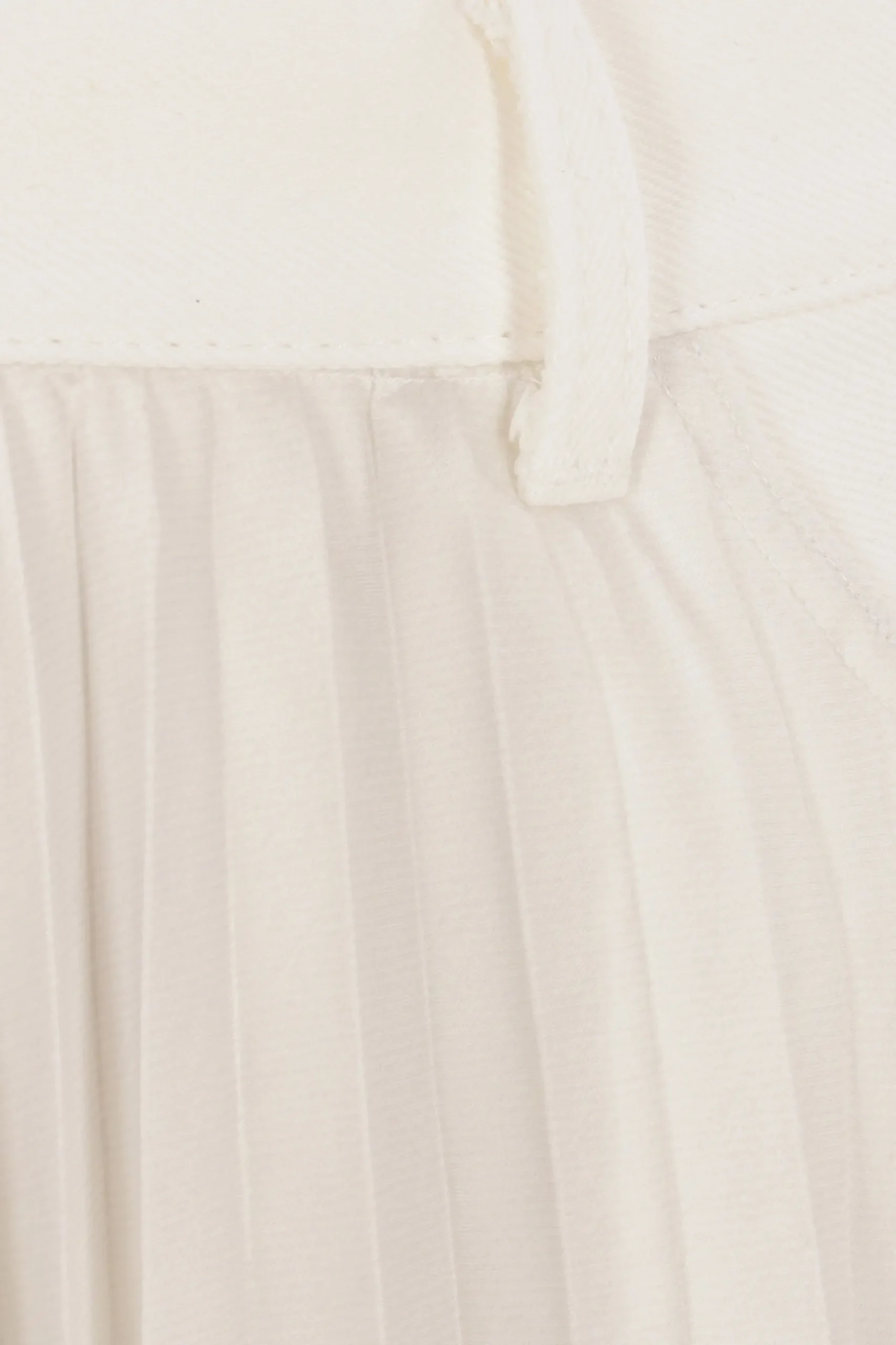 Women SACAI satin and denim pleated skirt