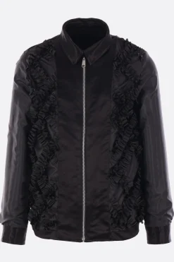 BLACK COMME des GARÇONS satin and twill jacket