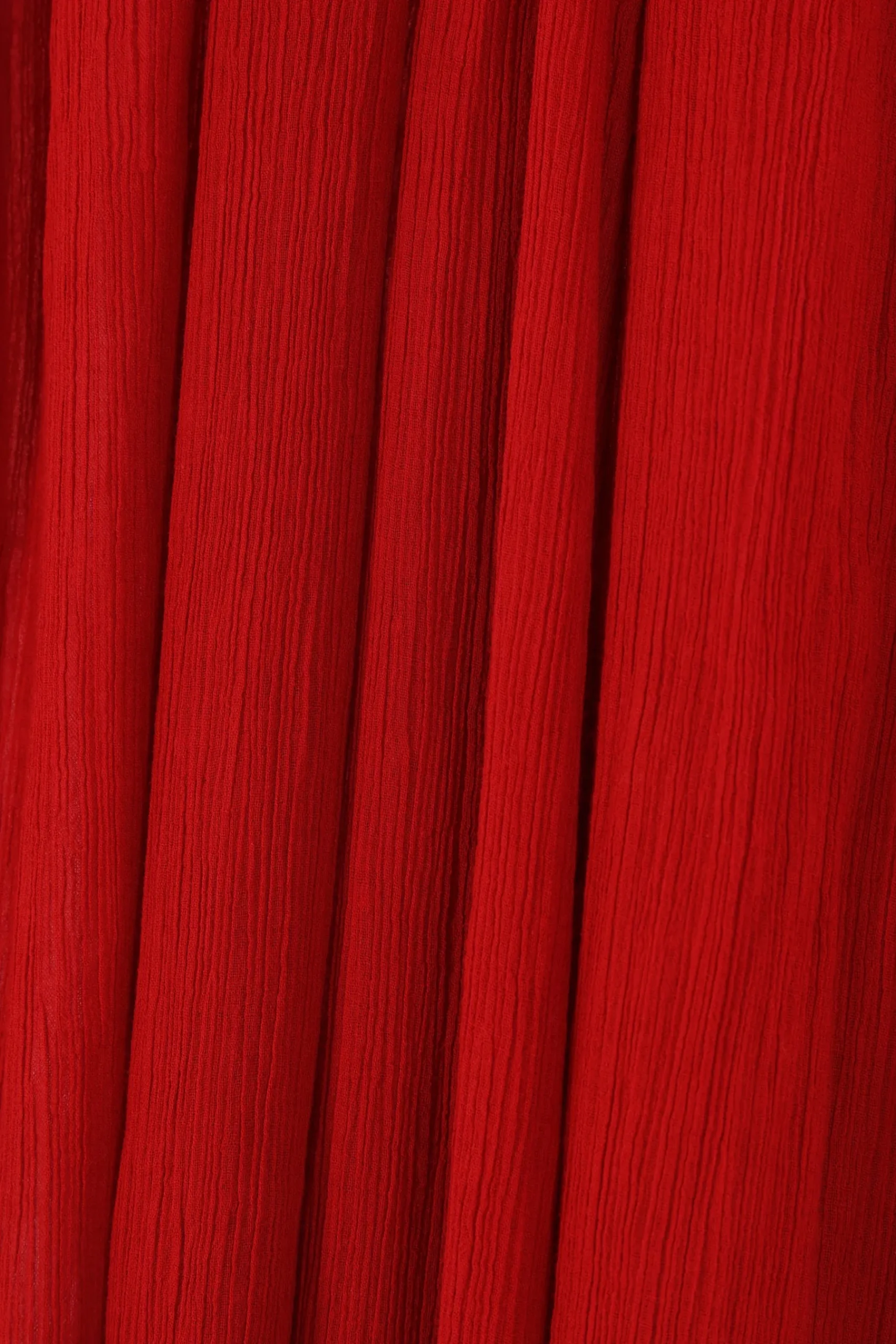 Women MARIA CALDERARA Scarlet long dress in cotton muslim