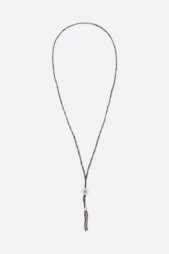 Women TAMARA TAICHMAN Scarlett cord necklace with pearls