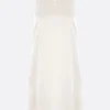 Women TOTEME scoop neck dress in satin